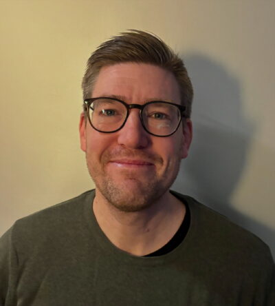 Närbild på pedagog.